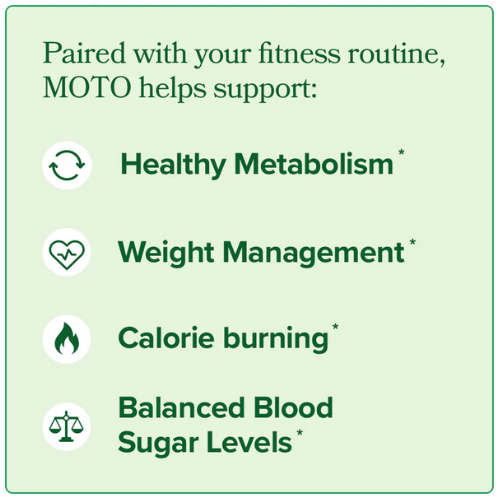 Moto Metabolism Boosting Capsules